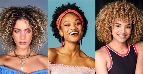 Cabelo curto cacheado: 40 fotos de versões criativas e modernas .